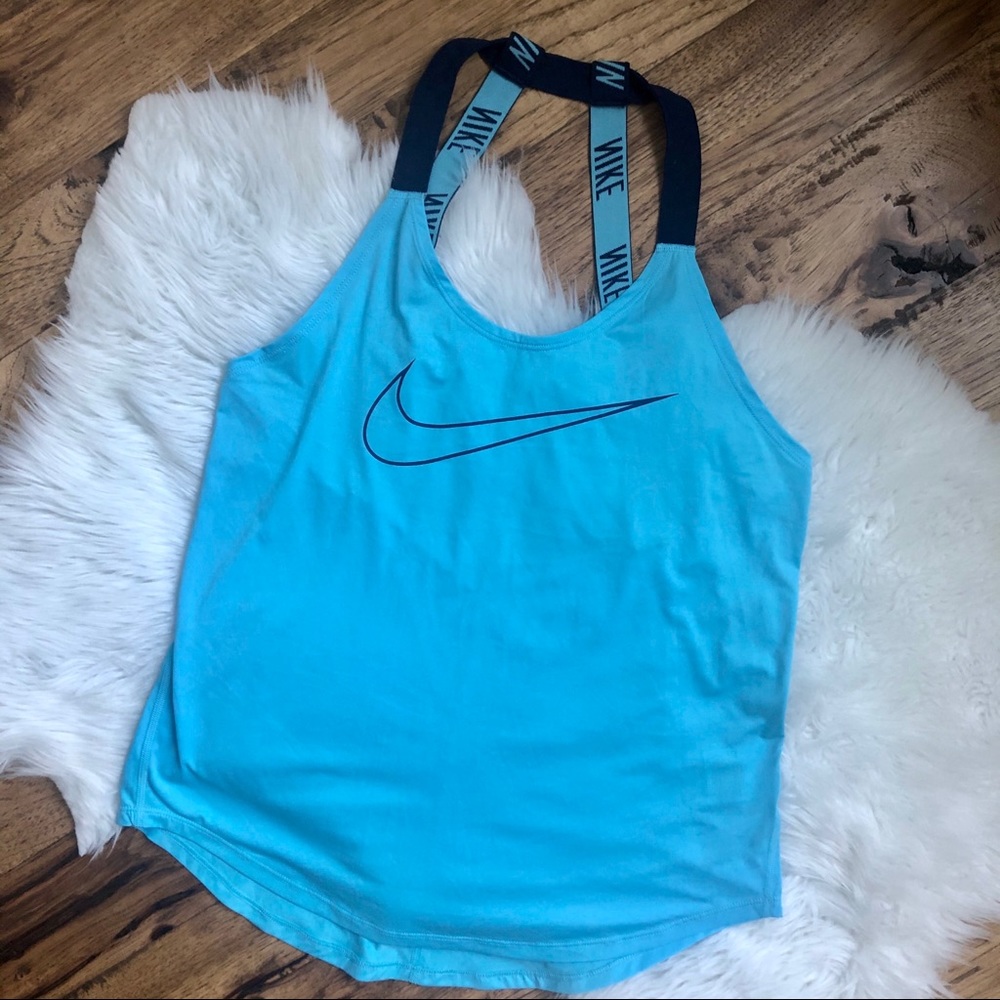 Nike Dri-Fit Tank Top Strappy Blue